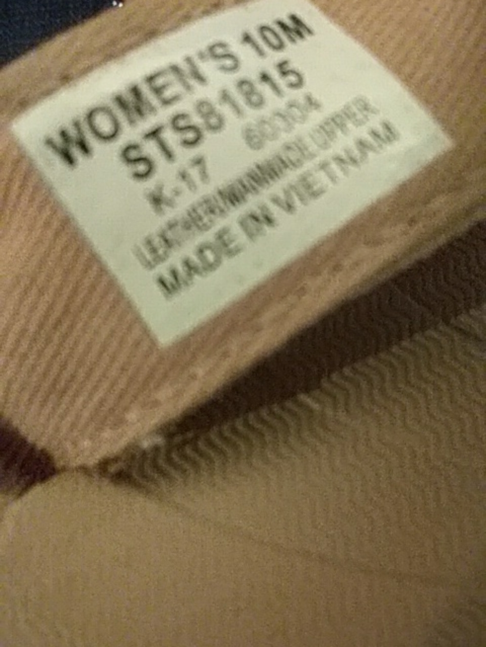 Sperry Beige and Gold Thong Sandals - Picture 4 of 4